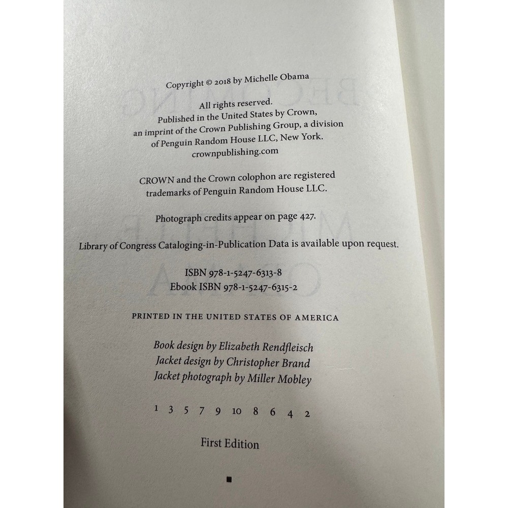 Barack & Michelle Obama Book Set A Promised Land Becoming Hardcover 1st Edition - Picture 4 of 4